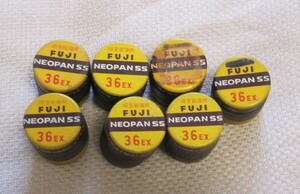 フィルム FUJI NEOPAN SS 36EX 7本 金属ケース