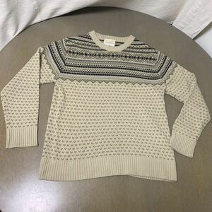 Fair lsle Knitwear Collection LL good day メンズ ハンドメイドセーター LLサイズ 80サイズ発送