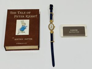 1円〜！腕時計 PETER RABBIT ネイビー THE TALE OF PETER RABBIT 箱付