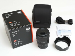 送料無料 SONY G Master SEL24F14GM FE 24mm F1.4 GM 明るい単焦点 非売品オマケ付 ほとんど使用していない美品