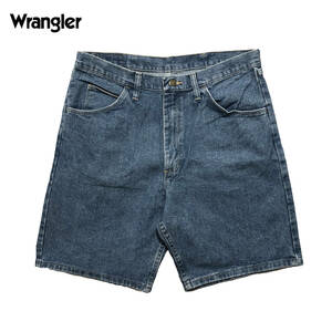 【980円スタート】USA 古着 Wrangler ラングラー デニムパンツ ジーパン ハーフパンツ ジーンズ 半ズボン W34 CE0008