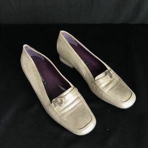 イタリア製★BRUNO MAGLI/ブルーノマリ★パンプス/ローファー【22.5-23.0/36/ゴールド/gold】モカシン/pumps/Shoes/loafer◆Q-535