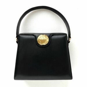 ジバンシィGIVENCHY ヴィンテージ ハンドバッグ バニティバッグ レザー ブラック