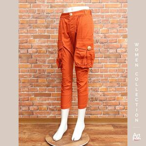 1円/春夏/DSQUARED2/IT38サイズ/S75KB0260 スキニー カーゴパンツ イタリア製 インポート ディースクエアード 新品/オレンジ/iy298/