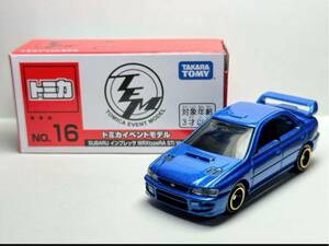 No.16 スバル　インプレッサ WRX 新品　トミカ　イベントモデル