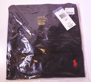 POLO RALPH LAUREN ポロ ラルフローレン Tシャツ Vネック 半袖 Mサイズ ブラック 未使用 fkdyu a201h0422