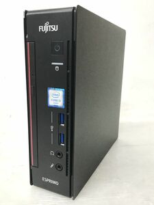 格安 AC電源内蔵 富士通 ESPRIMO Q556/R 超小型 手のひらパソコン (Corei3-6100T 3.2GHz/4GB/500GB/DVDマルチ/Windows10 Pro)[673701-]