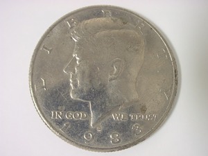 アメリカ合衆国 HALF DOLLAR ハーフドル 50セント 1983年 硬貨・コイン 213