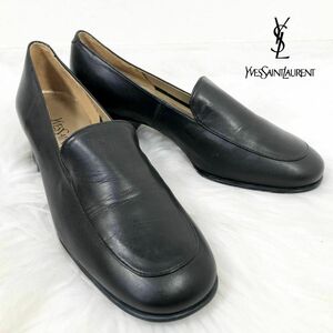 Yves Saint Laurent イヴ サン ローラン レザー パンプス 黒