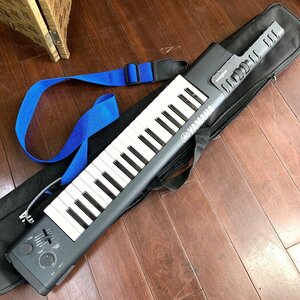 f001 F YAMAHA ヤマハ SONOGENIC ショルダーキーボード SHS-500B 2019年製 ソフトケース付き DIGITAL KEYBOARD 動作確認済