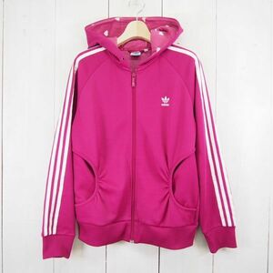 アディダスオリジナルス adidas originals フーデッドトラックジャケット*ジャージパーカー(48)グレープ/W64525