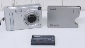 コンパクトデジタルカメラ ＊CASIO EXLIM MEGA PIXELS 3.2 ＊MOBILE CHARGER　BC-10L ＊LITIUM ION BATTERY NP-20 ＊日本製 ＊ジャンク品