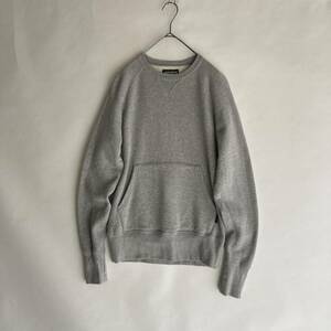 【希少】 LOOPWHEELER × PORTER KANGAROO CREW NECK 日本製 ループウィラー ポーター コラボ クルーネック スウェット グレー size S sk