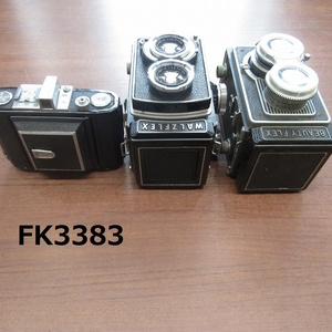 FK-3383◆アンティークカメラ　2眼カメラ　蛇腹カメラ　まとめ売り　ノーチェック現状品　20240502