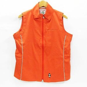 ■ SINACOVA シナコバ ベスト ジッパー 船長 刺繍 ポリエステル100% トップス ジャケット オレンジ メンズ 2