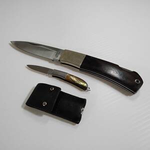 SEKI-JAPAN ナイフ フォールディングナイフ 刃長8.4cm / MOKI ミニナイフ 刃長3.6cm レア！ カスタムナイフ　 #0555/20