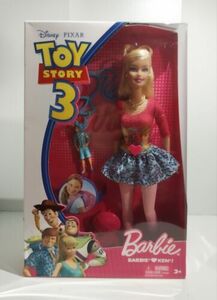 Barbie Loves Ken Toy Story 3 Doll Disney Pixar #T2965 With Ken Key Chain 2009 海外 即決