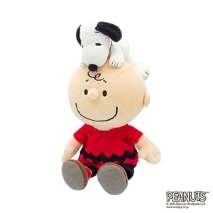 【即納】チャーリー・ブラウン リラックス 182190 吉徳 ぬいぐるみ 27cm スヌーピー PEANUTS キャラクター