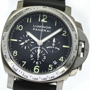 パネライ PANERAI PAM00074 ルミノール クロノグラフ デイト 自動巻き メンズ 箱付き_751004【ev10】