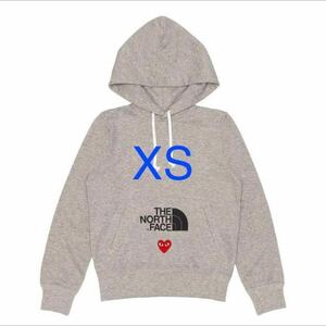 XS 新品 ノースフェイス コムデギャルソン プレイフーディー パーカー COMME des GARCONS Cdg Play The North Face Play Hoodie NTW6261CG