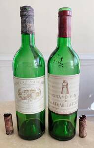 シャトー マルゴー Chateau Margaux 1979年CHATEAU LATOUR（シャトー ラトゥール）1975年 空瓶空ビン 