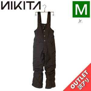 【OUTLET】 NIKITA GIRLS EVERGREEN BIB PNT BLACK Mサイズ 子供用 スノーボード スキー パンツ PANT アウトレット