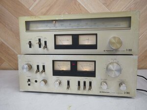 ☆【2R0508-8】 Pioneer パイオニア STEREO AMPLIFIER/STEREO TUNER SA-7800Ⅱ TX-7800Ⅱ 100V ジャンク