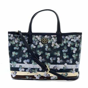 トリーバーチ TORY BURCH ケリントン トートバッグ ショルダーバッグ 2way 花柄 レザー マルチカラー /AK4 レディース