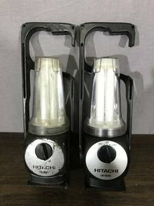 【2288】 日立工機 HITACHI コードレス 充電式 ランタン UB18DSL 2個セット 作業灯 照明 ジャンク品