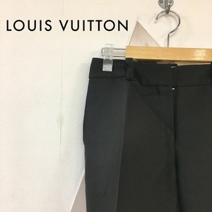 【送料無料】LOUIS VUITTON　ルイヴィトン　レディース　ボトムス　パンツ　ズボン　シルク　ブラック