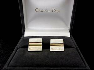 ◎№3577◎■新品■【Dior】ディオール【シルバー・ゴールド】■カフス♪