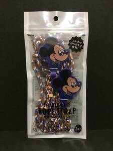 Disney/ディズニー　ミッキーマウス　携帯ロープストラップ☆彡　レトロ　２本入り　新品未開封品　スケーター