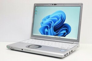 1円スタート ノートパソコン Windows11 Panasonic レッツノート CF-SV7 メモリ8GB 第8世代 Core i5 SSD256GB Windows10 12.1 カメラ