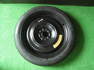 3627【レガシィ B4 BM9】純正 応急用スペアタイヤT135/70D17 102M 5穴 PCD100 ハブ径約55mmテンパー