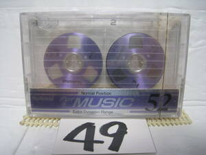 NO.49　未開封　National For Music 52 RT-52(A) オープンリール型　NORMAL ポジション カセットテープ