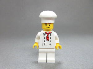 LEGO★K 正規品 コック 料理長 料理人 店員 ミニフィグ 同梱可能 レゴ シティ レストラン キッチン 店 食べ物 厨房 学校