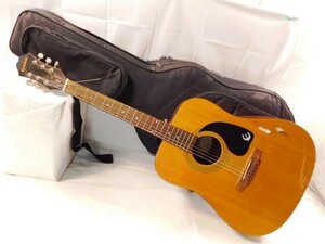 A873★Epiphone/ DR-100NA/エレアコギター/エレキアコースティックギター/茶色系/ソフトケース付き/エピフォン/楽器/音楽★送料1420円～