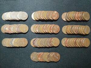 アメリカ合衆国 旧1セント硬貨 約100枚おまとめ 1950年代～2000年代 合計0.29kg 2310A-083 外国古銭 コイン アンティーク 大量