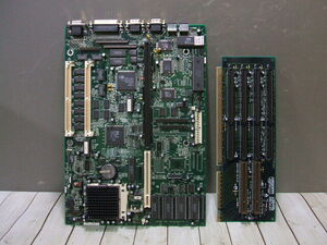 【Socket3/マザーボード】P1 M.B.93132-1 ＋ P1 VESA SLOT BOARD ジャンク品