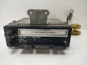 管理1110 FUJITSU TEN カセットテープ カーステレオ SP-545-1 未チェック サビあり ジャンク