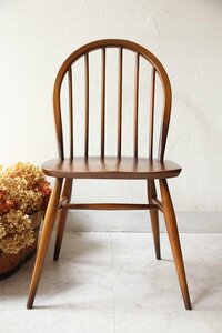 ■店頭価格　￥３８５００■アーコール・フープバックチェア４１■英国　Ercol 古木椅子　スピンドル ヴィンテージ