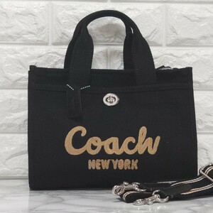 COACH コーチ カーゴトート26 セクシー田中さん めるる ブラック 新作