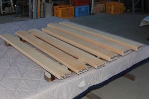 木曽桧　ヒノキ（天然材）6本で10900円 角材 材木 新品