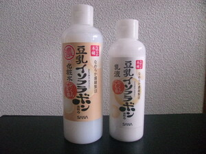 サナ なめらか本舗 豆乳イソフラボン しっとり化粧水 300ml増量 & 乳液 200ml増量 ノエビア ふっくらもち肌　送料無料　