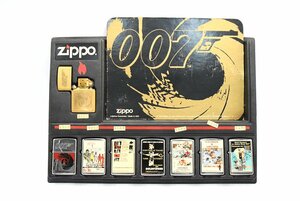 Zippo ジッポー 007 JAMES BOND ジェームズ・ボンド セット 1996年製 オイルライター 喫煙具 箱 20795301