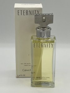 現状品 Calvin Klein ETERNITY カルバンクライン エタニティ オードパルファム アメリカ製 香水 100ml 残量8〜９割程度