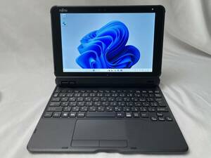 ★1円～スタート！富士通 ARROWS Tab Q5011/JB ◆Intel Celeron N4500 @ 1.10GHz ◆メモリ4GB/eMMC64GB ※Windows 11【ジャンク品】914