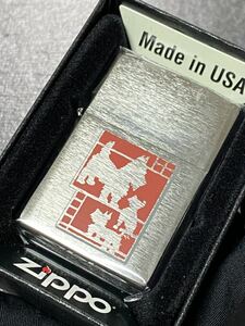 zippo ドック 前面加工 犬 希少モデル 2014年製 ② シルバーインナー 2014年製 ケース 保証書付き