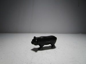 1930～40年代 ヴィンテージ 英国製 黒豚(仔豚)のオブジェ (Lead製) ミニチュア玩具/ジオラマ玩具/古玩具