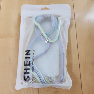 【未使用】SHEIN ストラップ付き スマホケース 透明 iPhone13